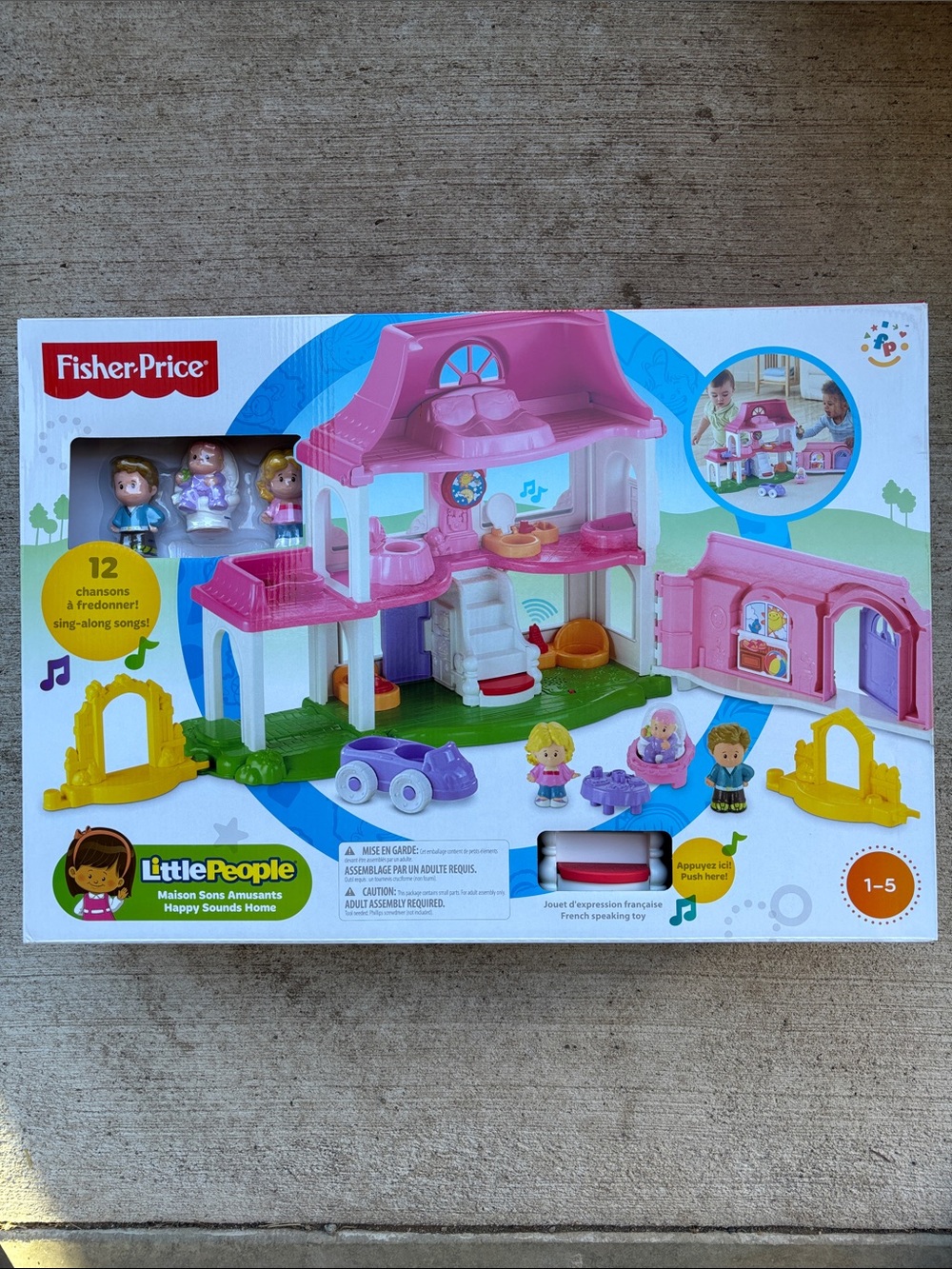 Fisher-Price Little People Pink & Purple Playset with Figures